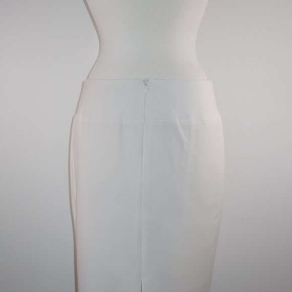 Ellen Tracy Pencil Skirt in White - Women's size 6 - Picture 6 of 15